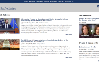 Revitalizing The Ron Paul Institute’s Digital Presence