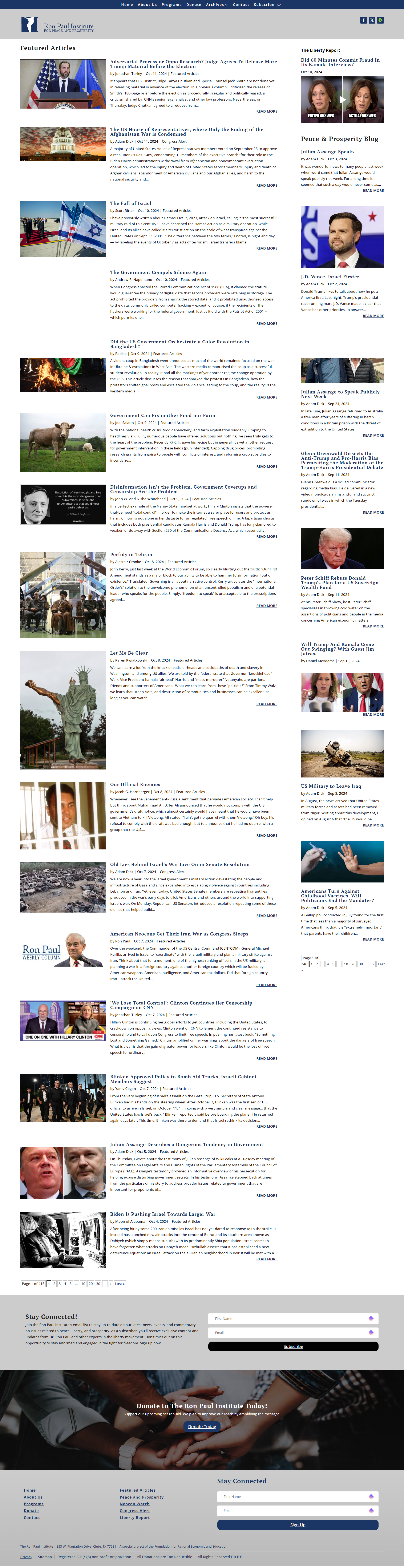 Revitalizing The Ron Paul Institute’s Digital Presence